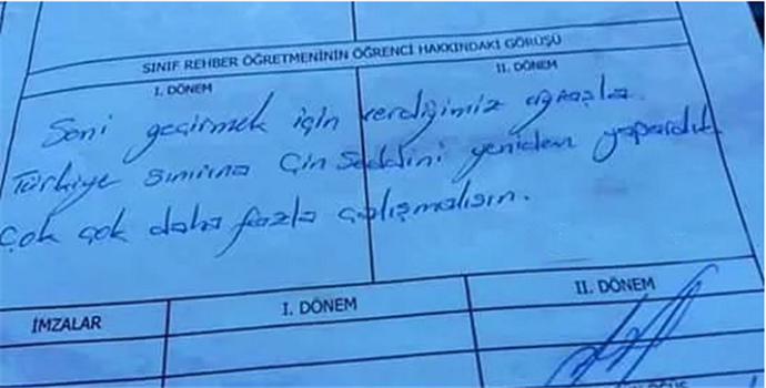 Öğretmenlerden komik karne yorumları - 782