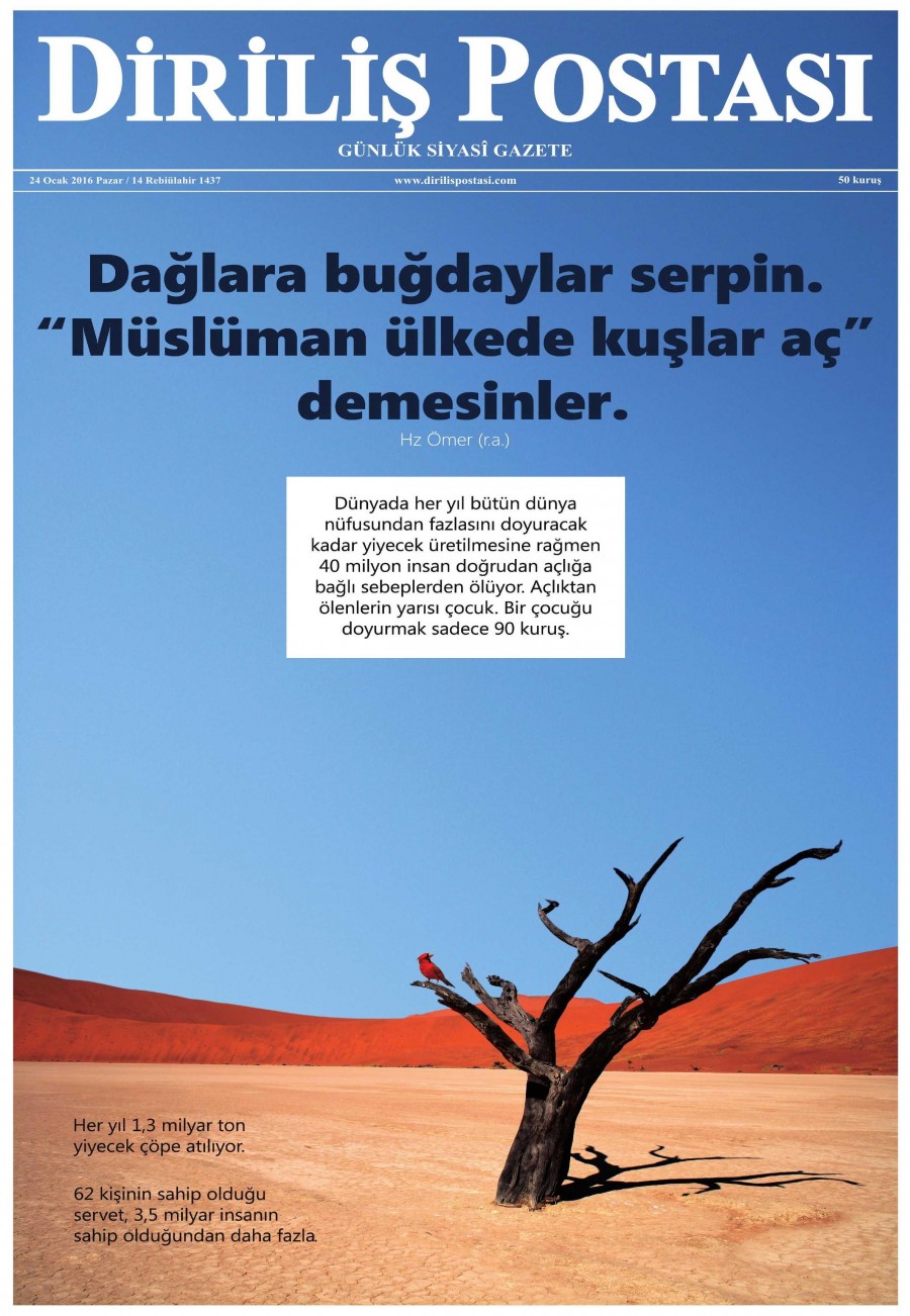 24 Ocak 2016 Günün gazete manşetleri - 696