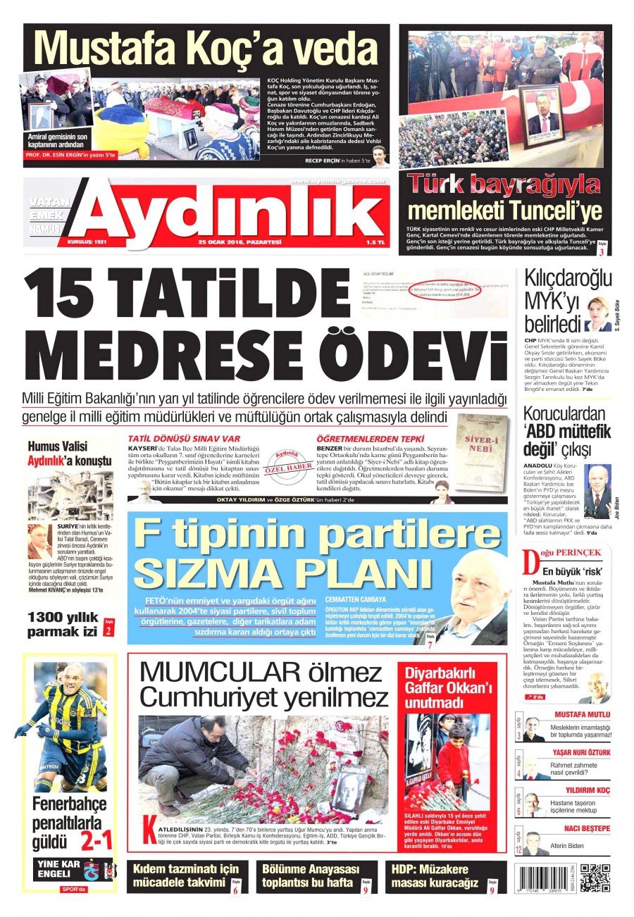 Gazeteler bugün ne yazdı? - 12