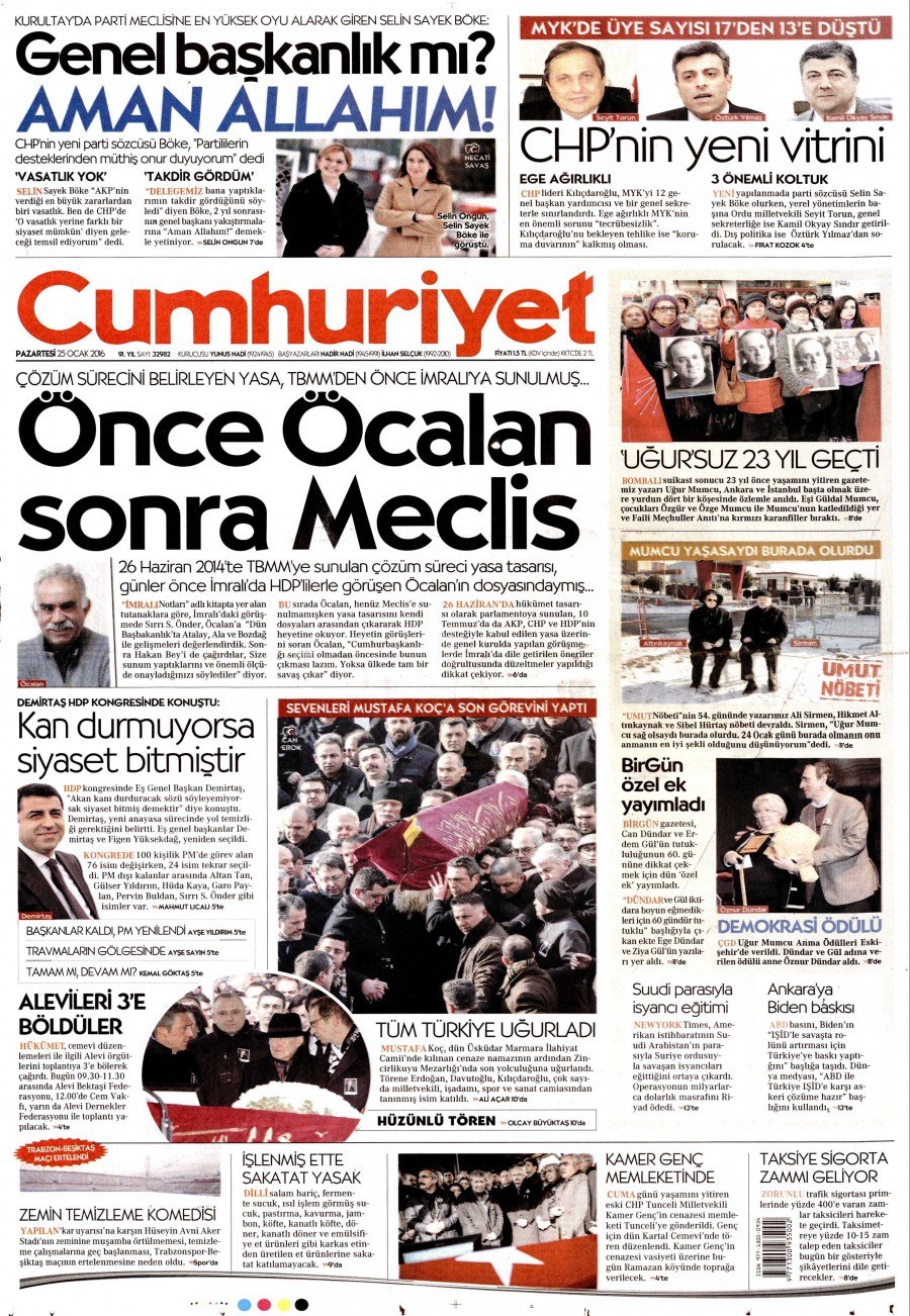 Gazeteler bugün ne yazdı? - 7