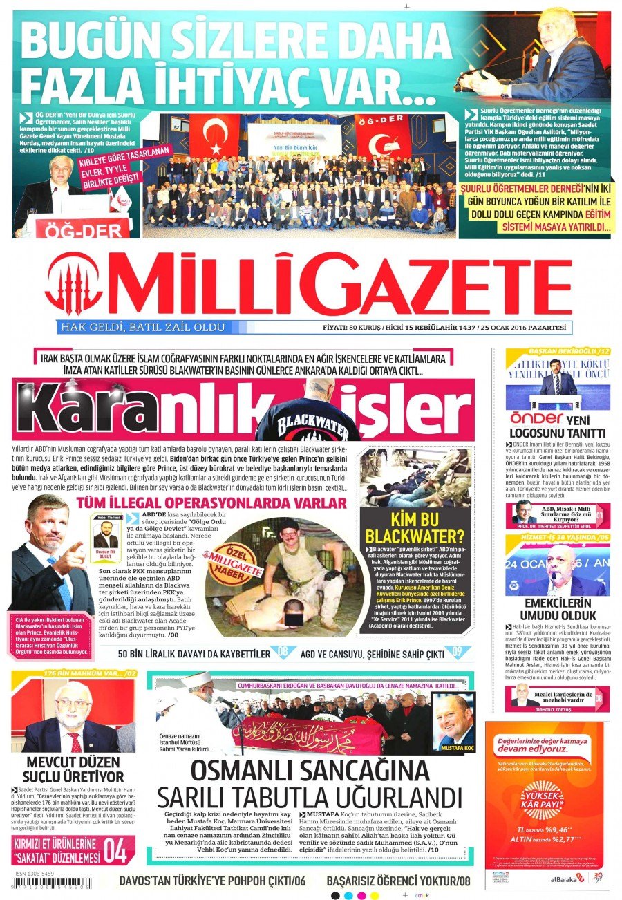 Gazeteler bugün ne yazdı? - 1