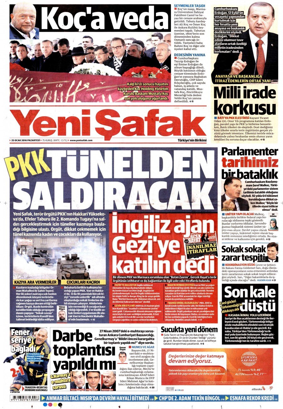 Gazeteler bugün ne yazdı? - 16