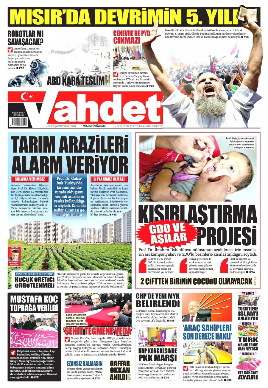 Gazeteler bugün ne yazdı? - 25