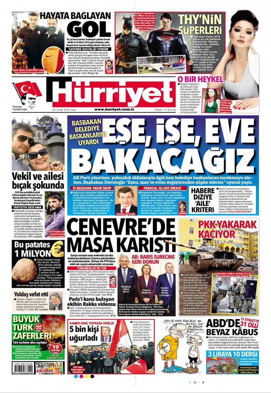 Gazeteler bugün ne yazdı? - 16