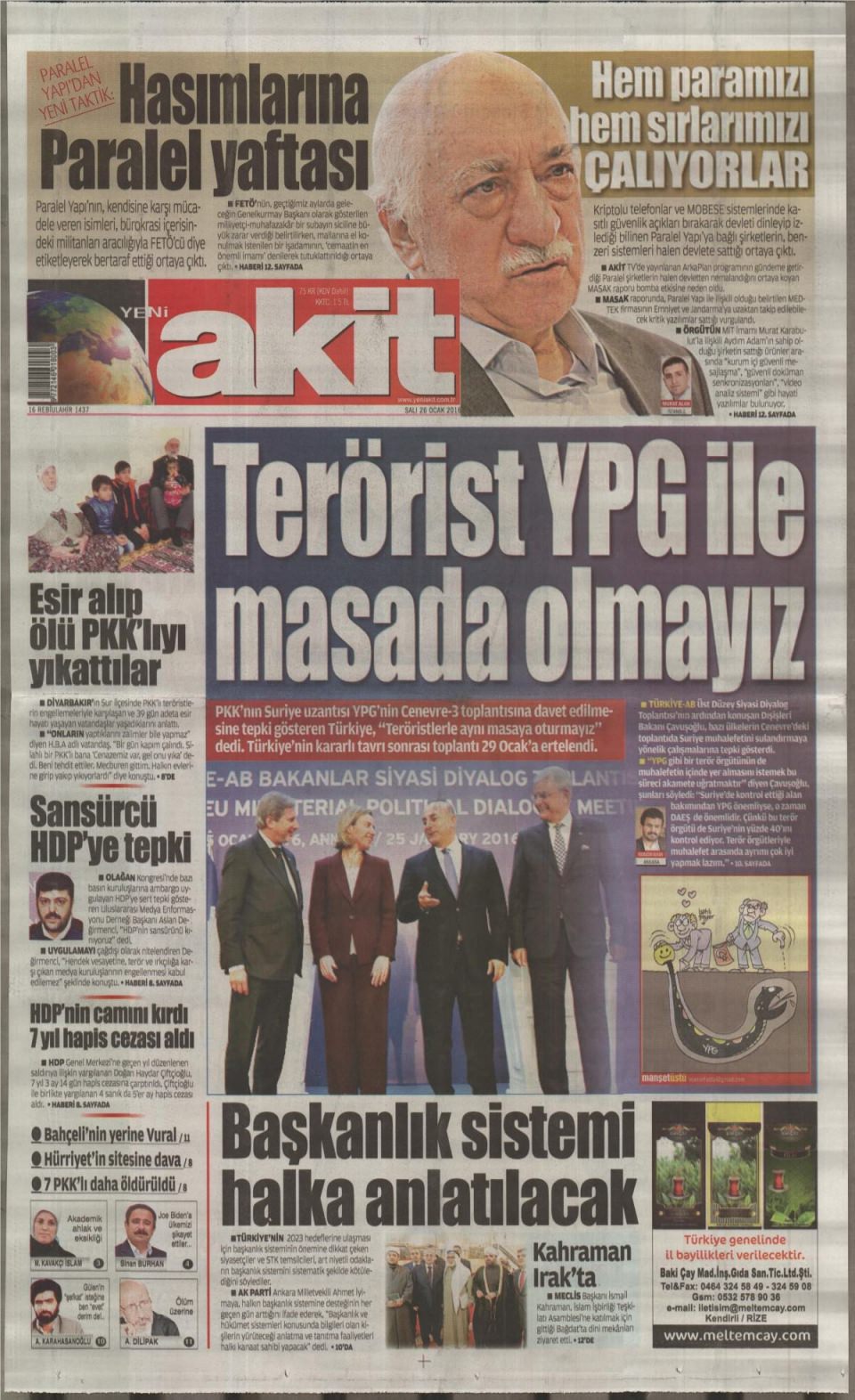 Gazeteler bugün ne yazdı? - 1