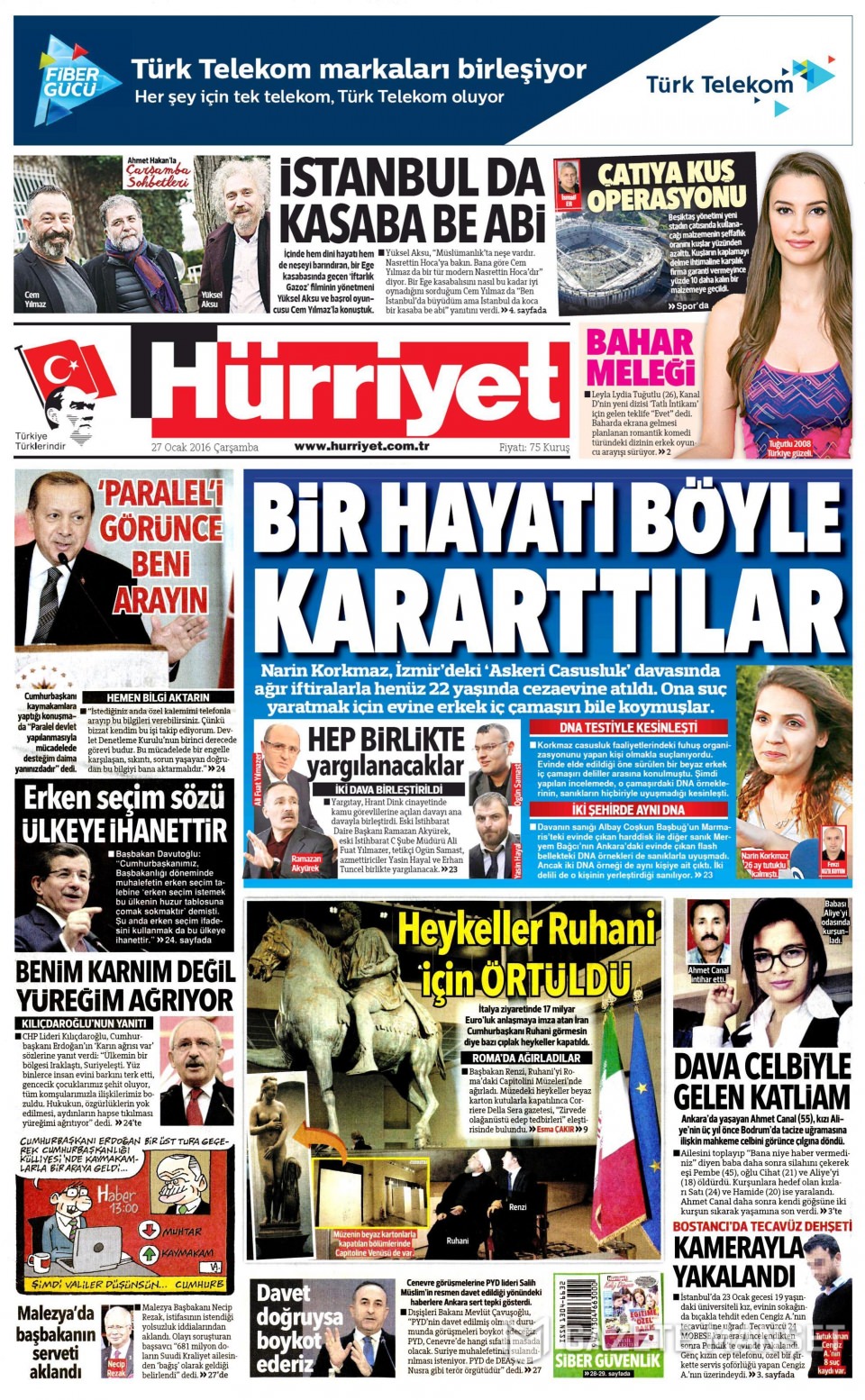 Gazeteler bugün ne yazdı? - 833