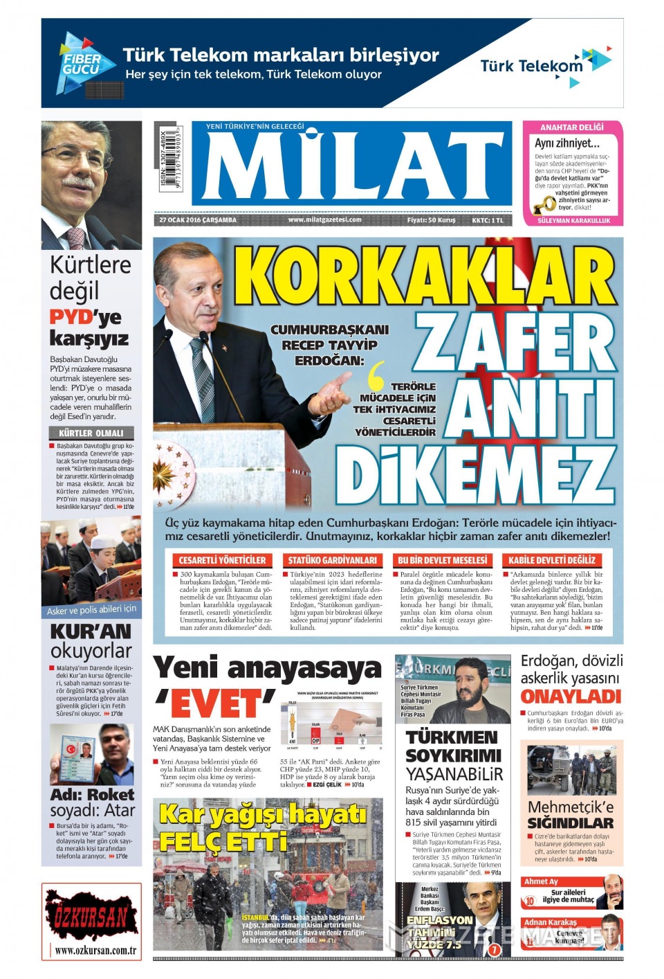 Gazeteler bugün ne yazdı? - 575