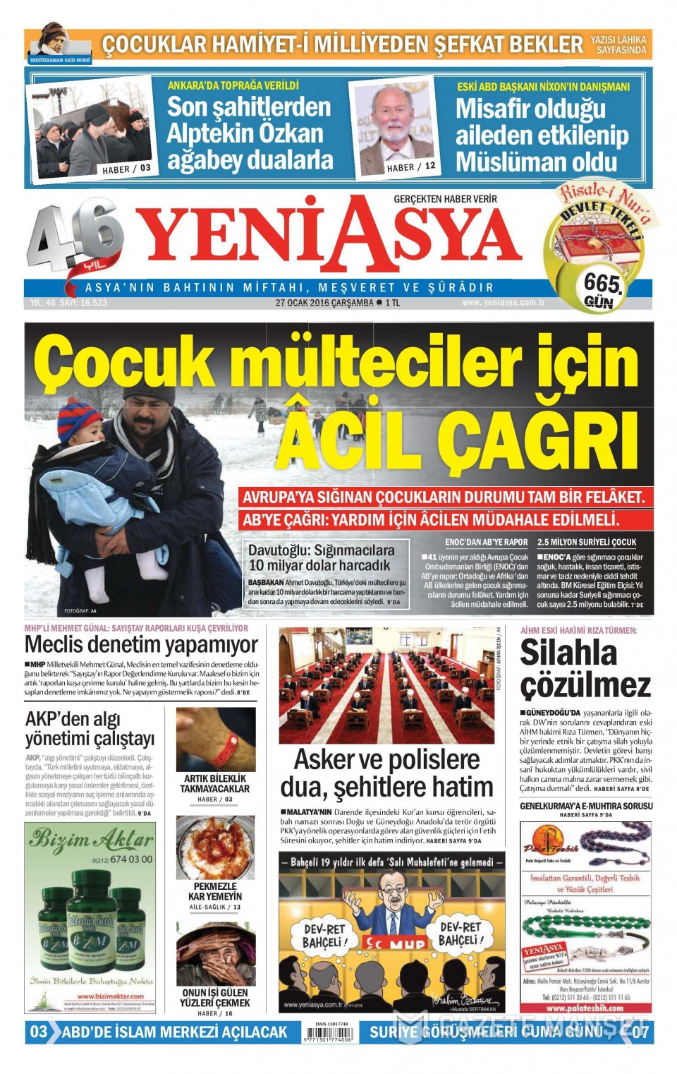 Gazeteler bugün ne yazdı? - 782