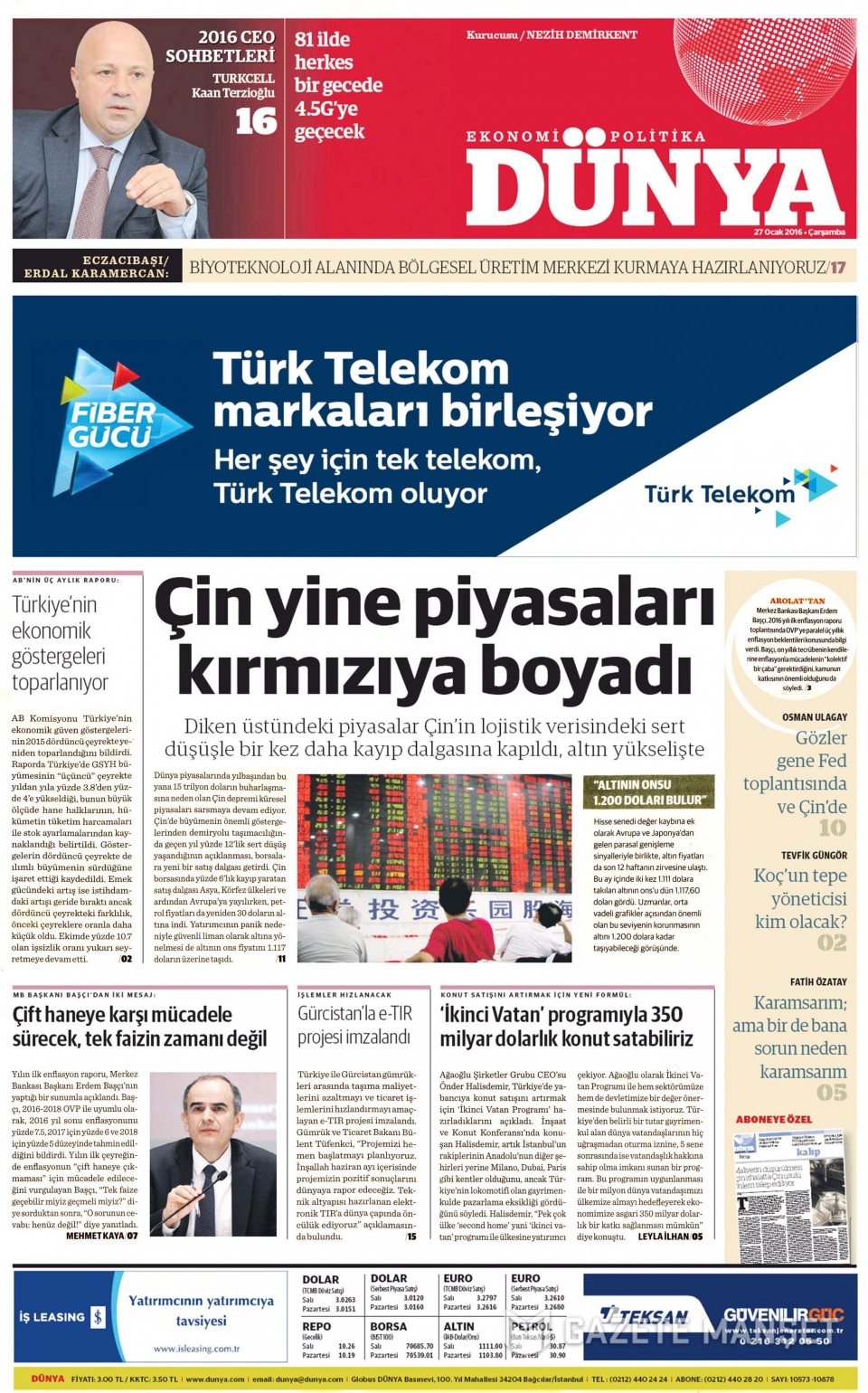 Gazeteler bugün ne yazdı? - 843