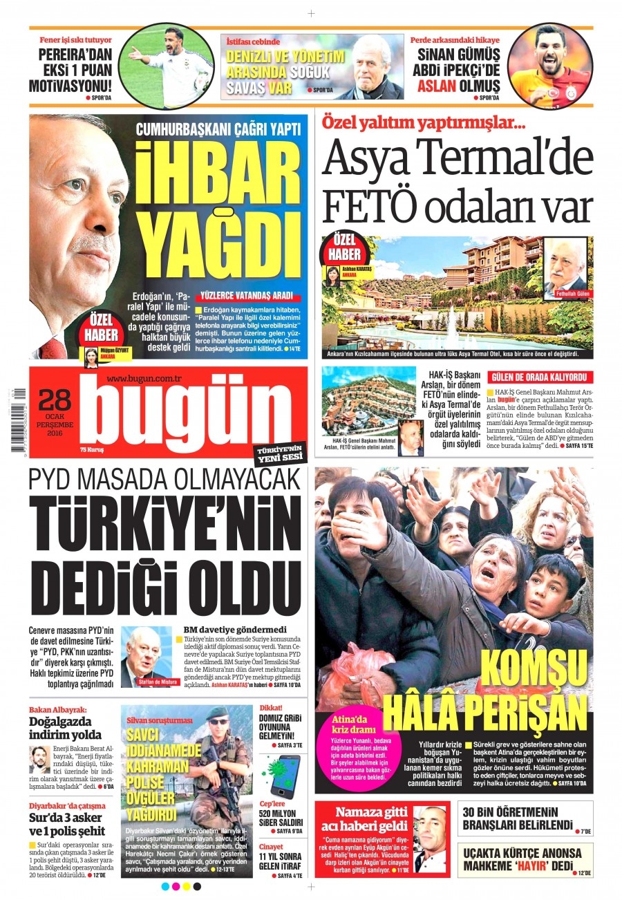 Gazeteler bugün ne yazdı? - 15