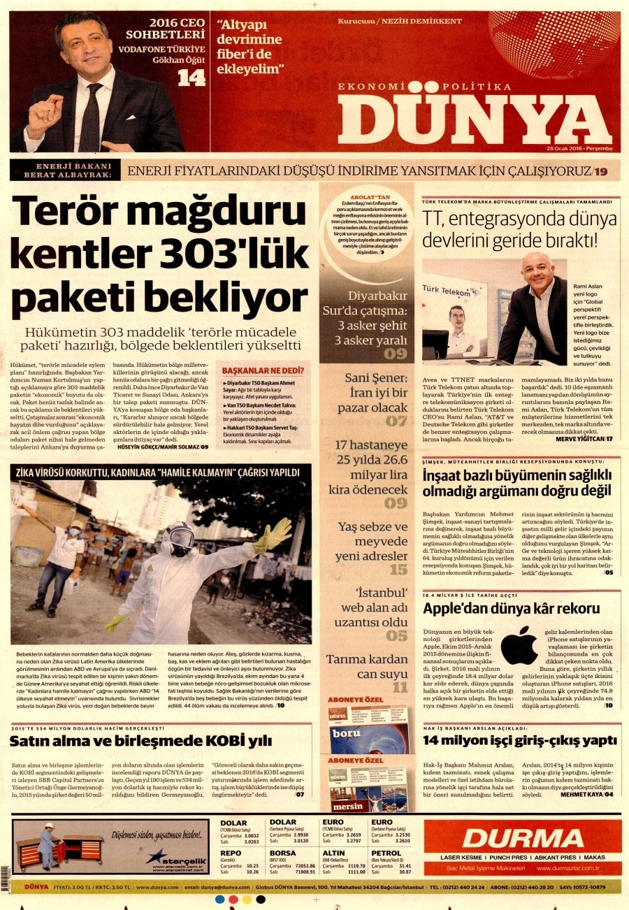 Gazeteler bugün ne yazdı? - 26