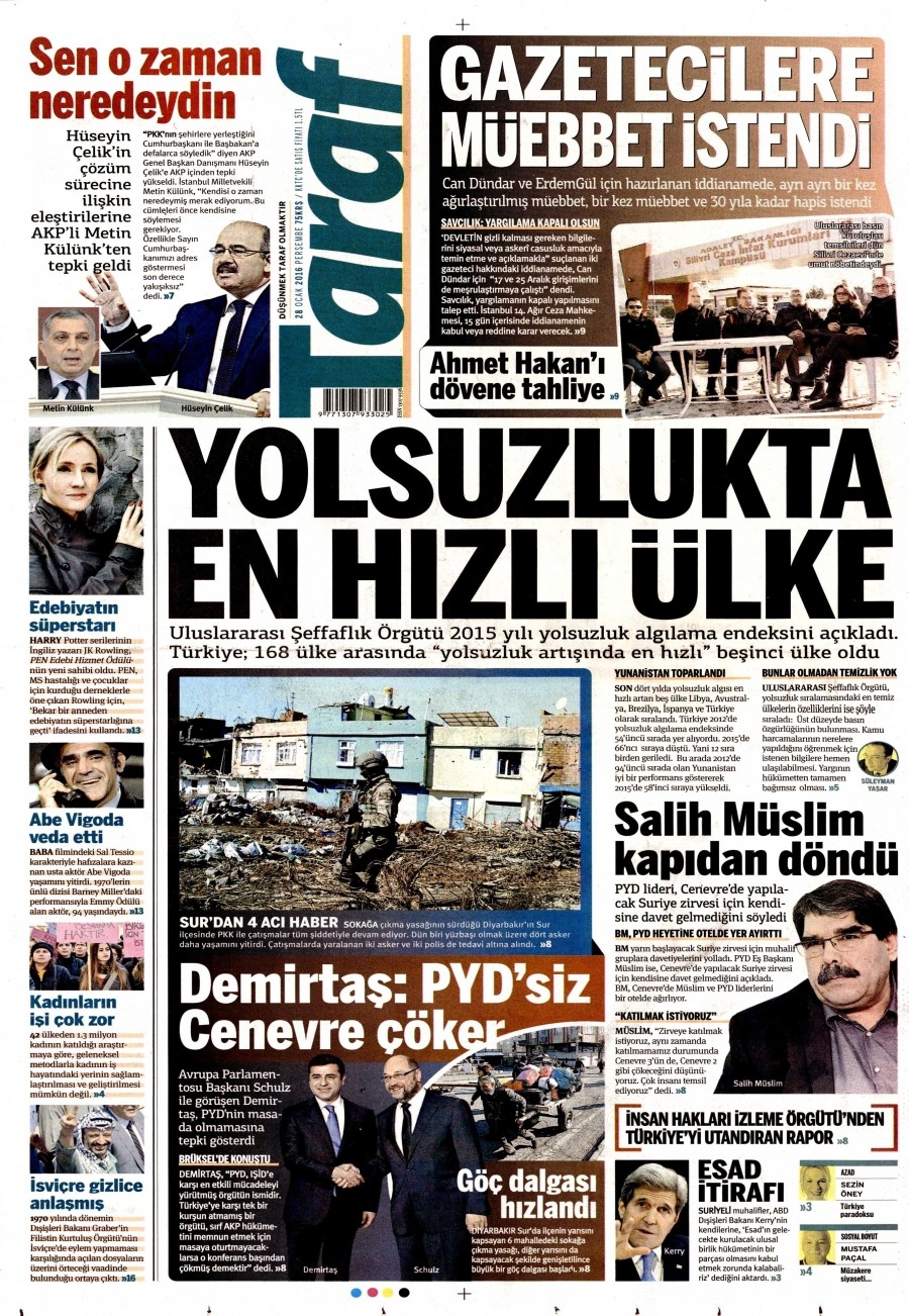 Gazeteler bugün ne yazdı? - 6