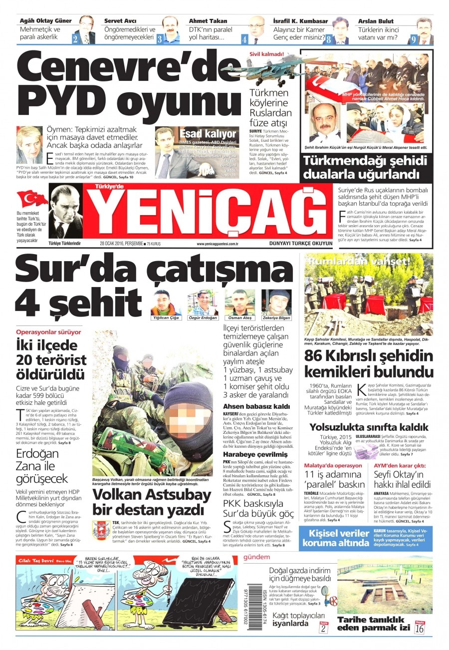 Gazeteler bugün ne yazdı? - 34