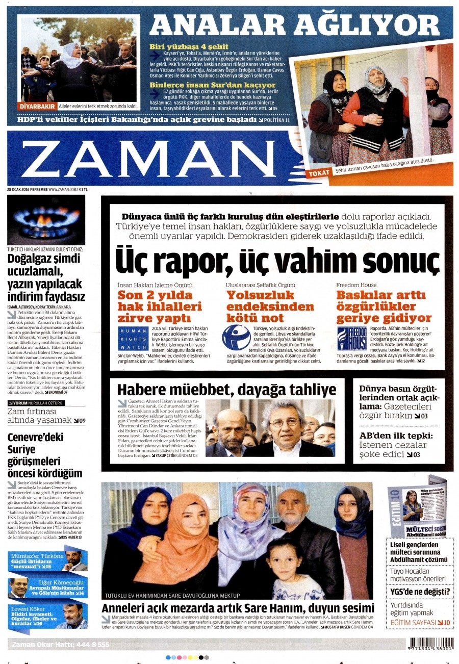 Gazeteler bugün ne yazdı? - 13