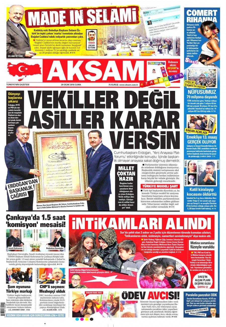 Gazeteler bugün ne yazdı? - 719