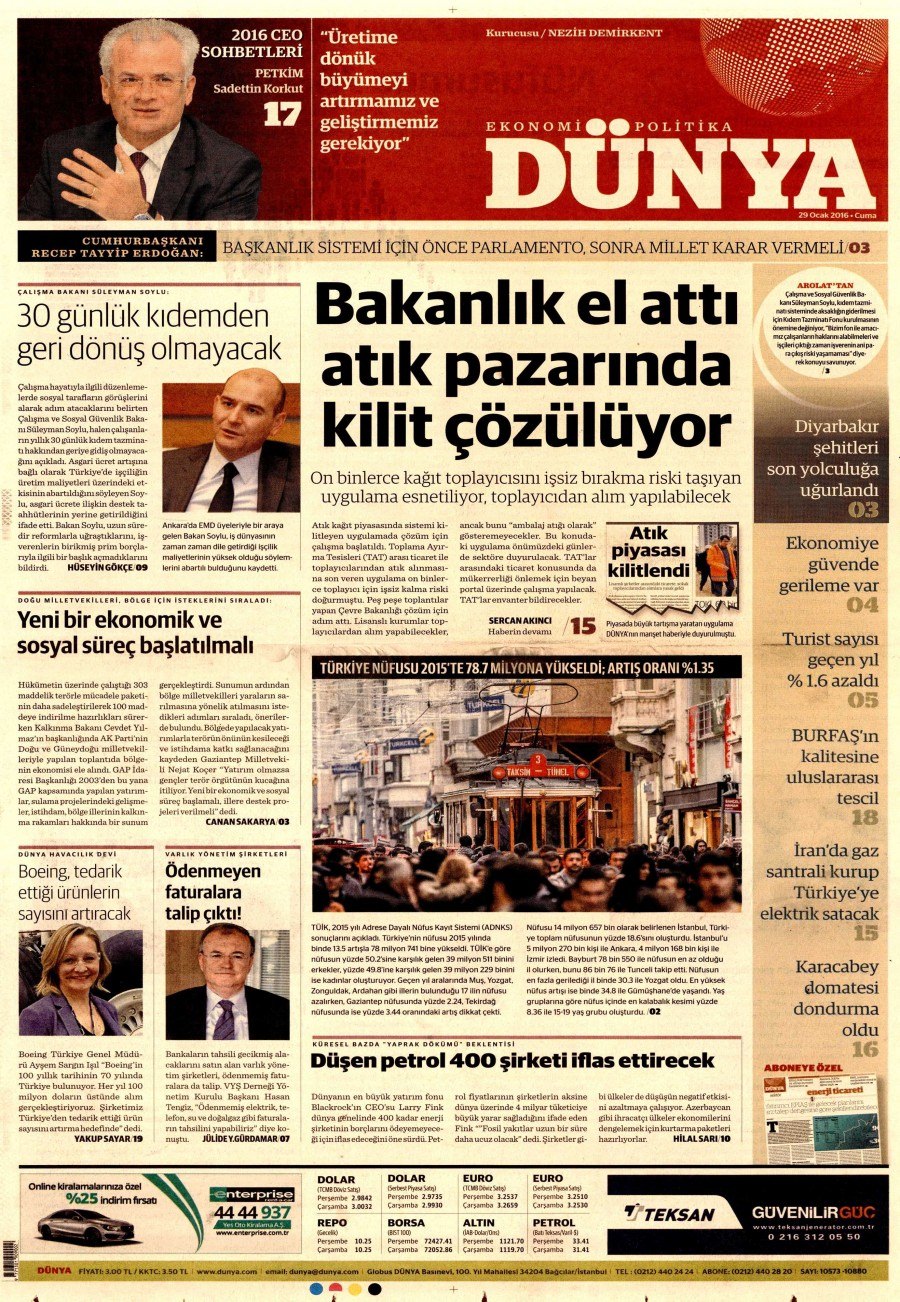 Gazeteler bugün ne yazdı? - 695