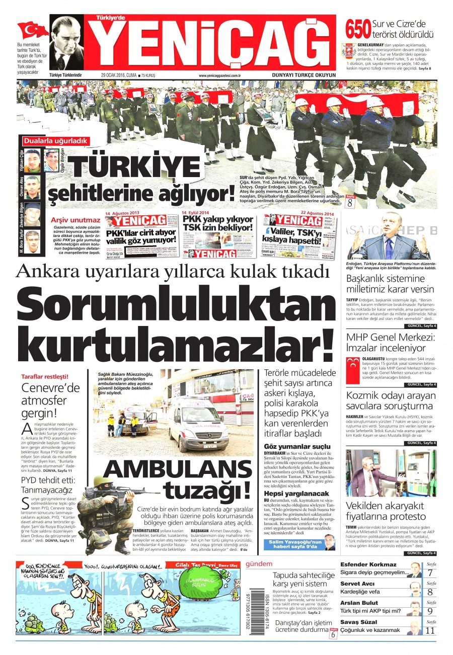 Gazeteler bugün ne yazdı? - 740