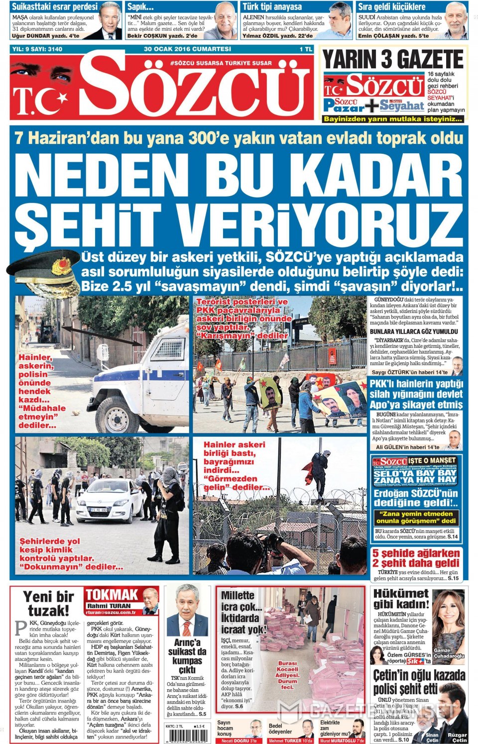 Gazeteler bugün ne yazdı? - 546