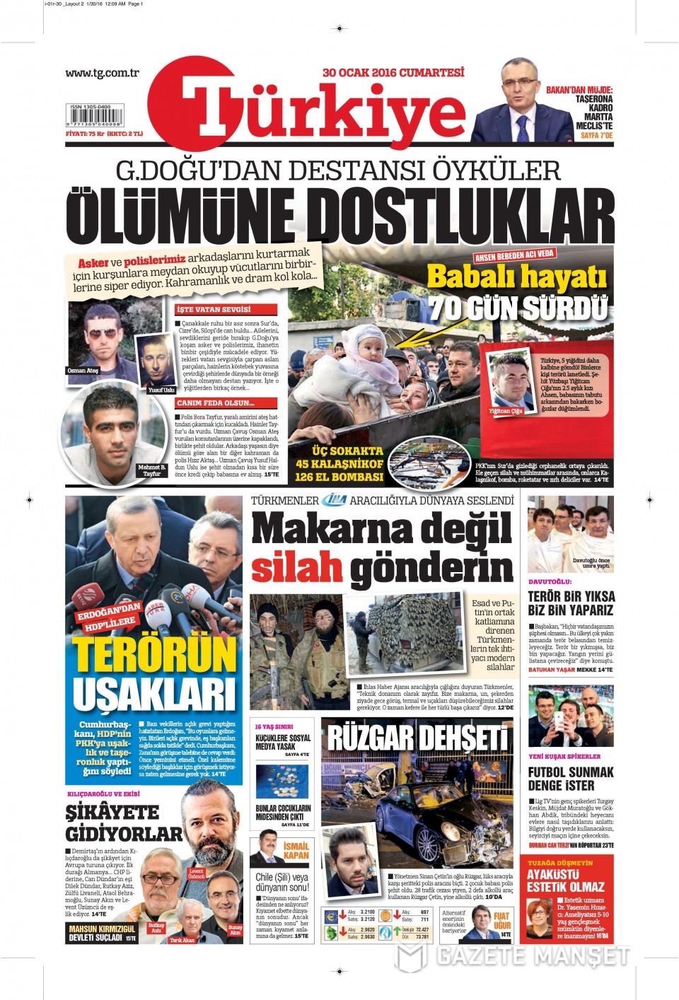 Gazeteler bugün ne yazdı? - 712