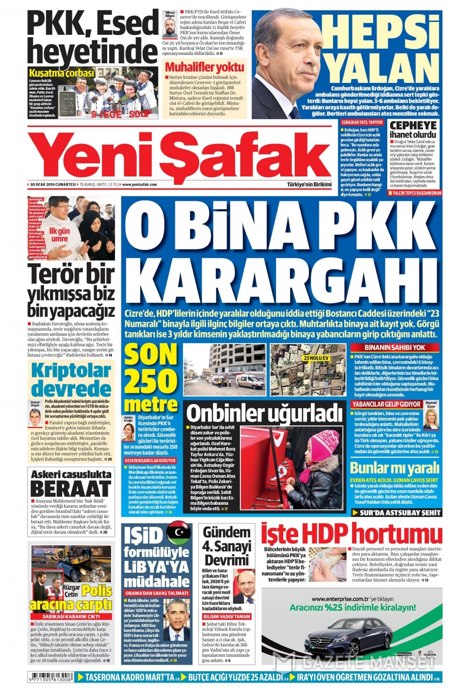 Gazeteler bugün ne yazdı? - 858