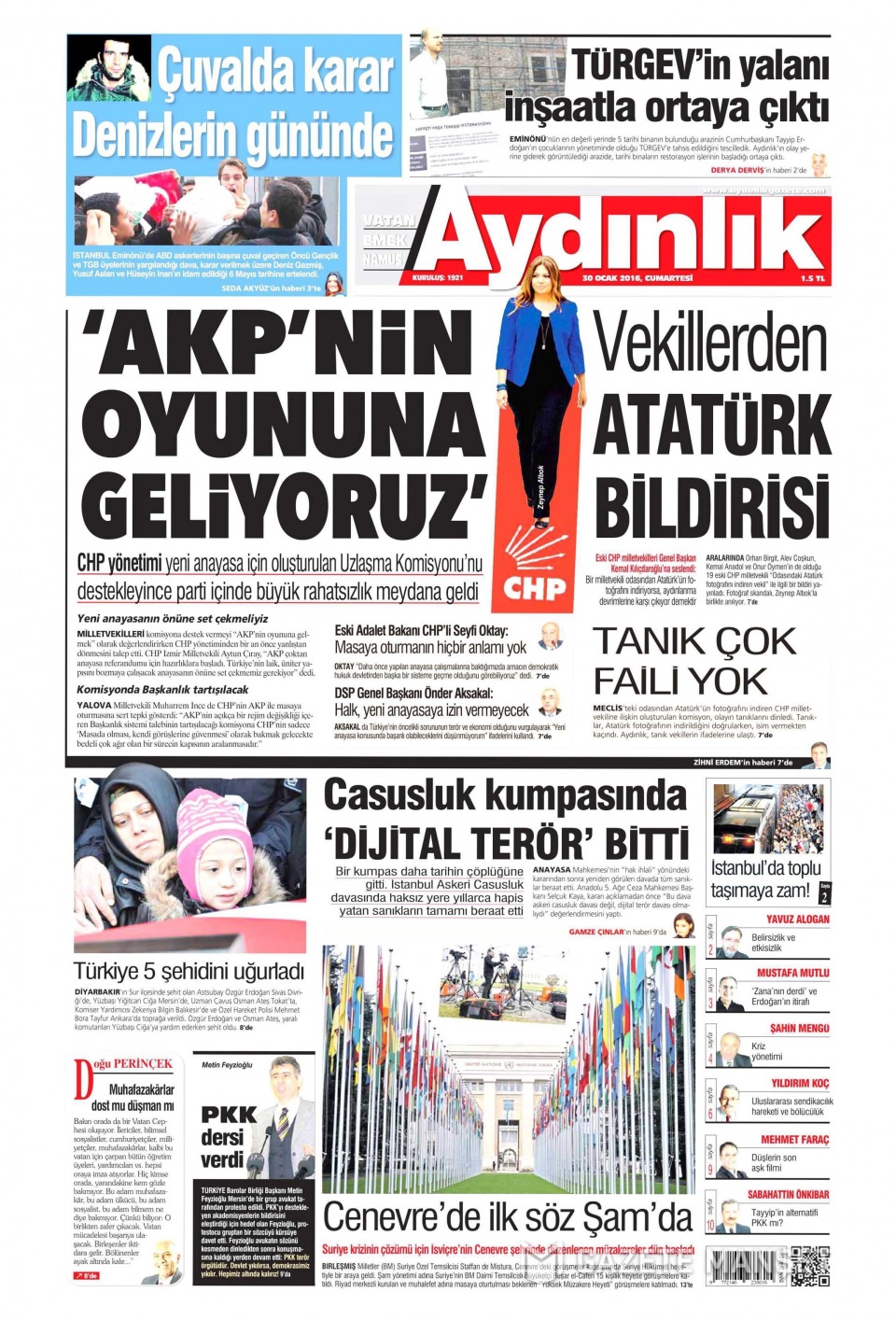 Gazeteler bugün ne yazdı? - 824