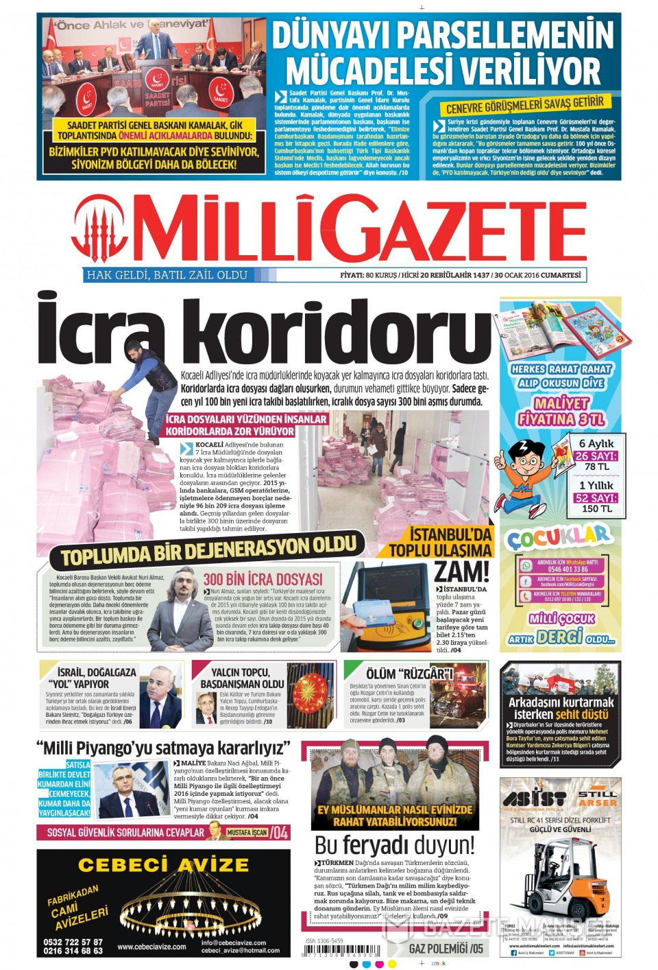 Gazeteler bugün ne yazdı? - 616