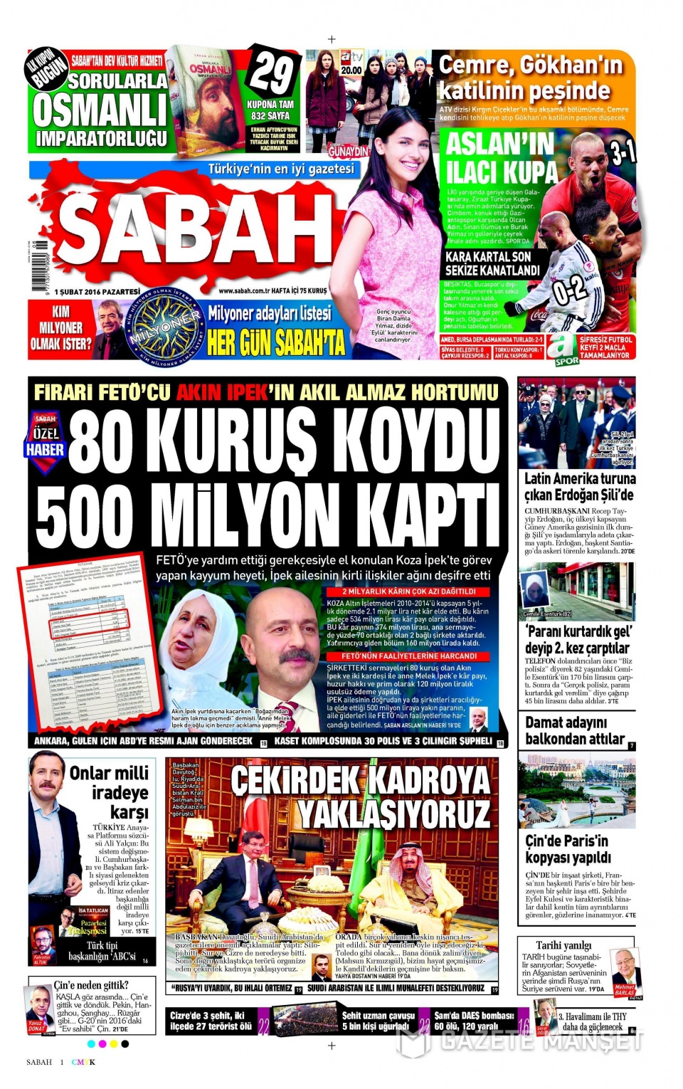 Gazeteler bugün ne yazdı? - 598