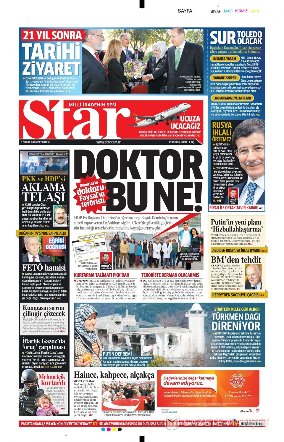 Gazeteler bugün ne yazdı? - 630