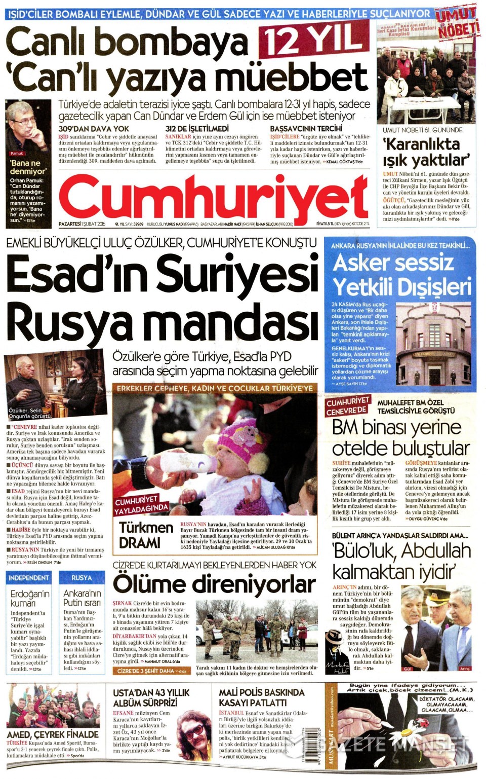 Gazeteler bugün ne yazdı? - 732