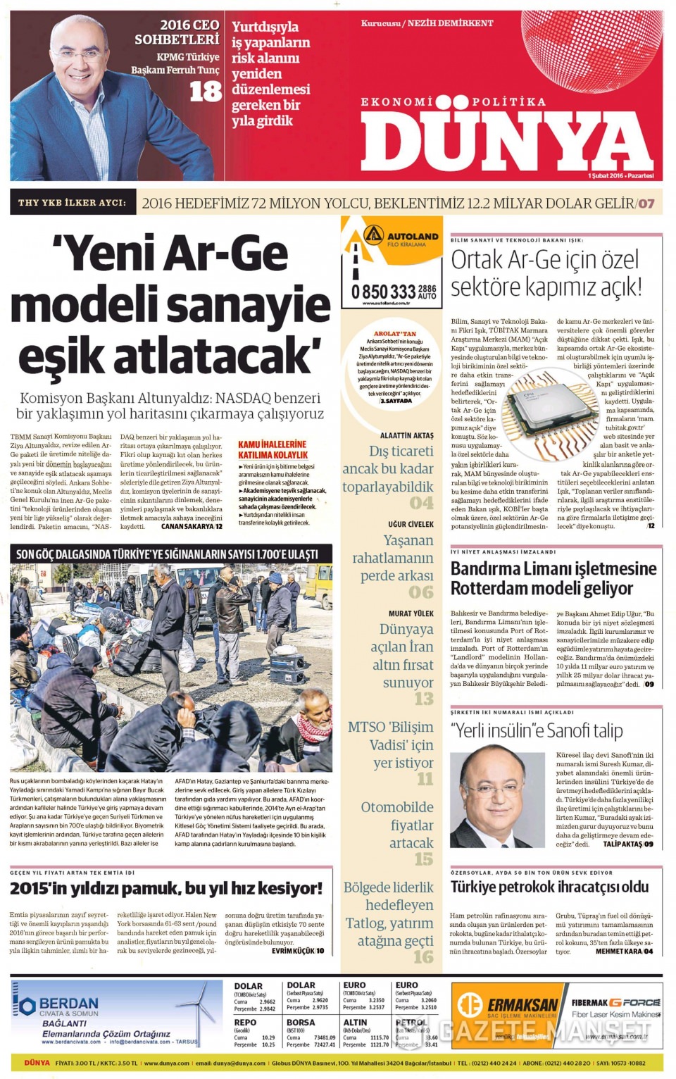 Gazeteler bugün ne yazdı? - 649