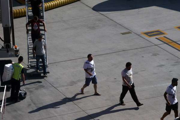 Nijerya'da serbest bırakılan denizciler Türkiye'de - 2