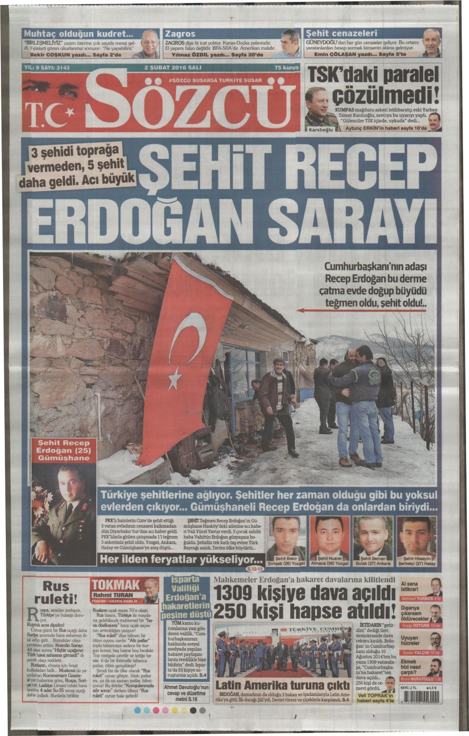 Gazeteler bugün ne yazdı? - 7