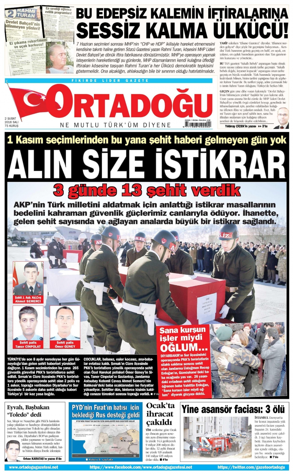 Gazeteler bugün ne yazdı? - 11