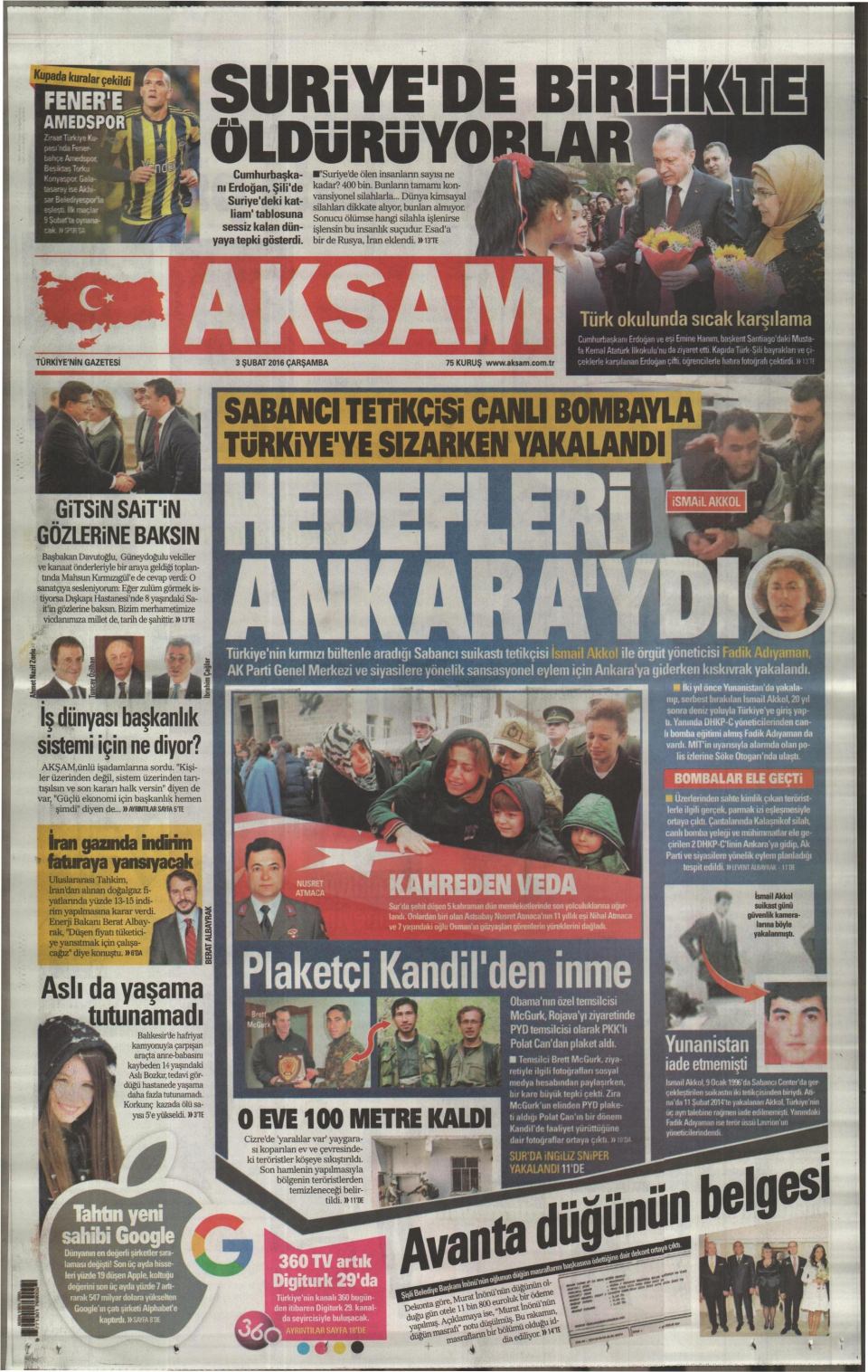 Gazeteler bugün ne yazdı? - 22