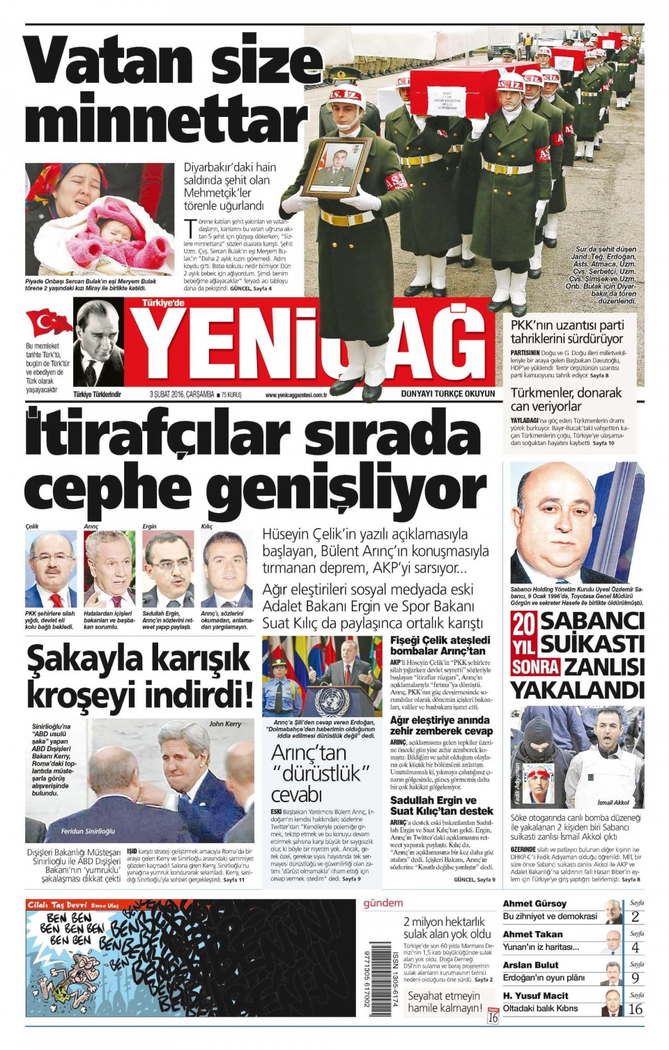 Gazeteler bugün ne yazdı? - 3