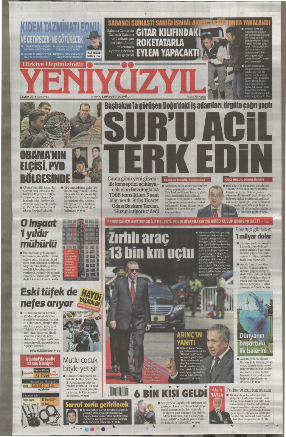 Gazeteler bugün ne yazdı? - 2