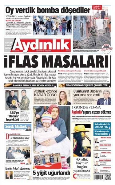 Gazeteler bugün ne yazdı? - 10