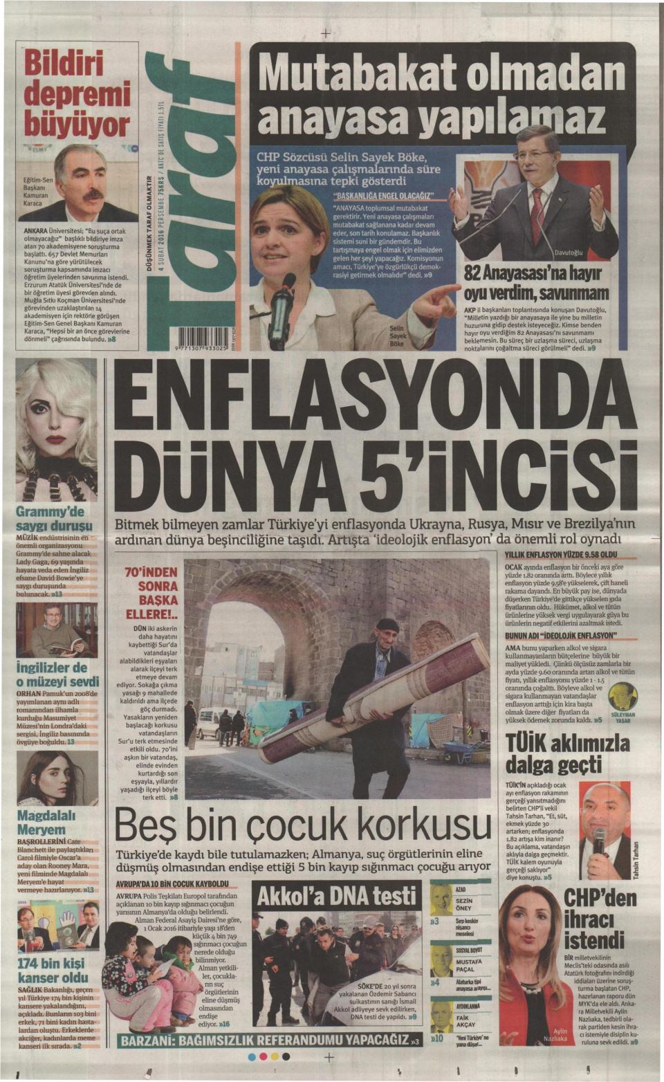 Gazeteler bugün ne yazdı? - 585