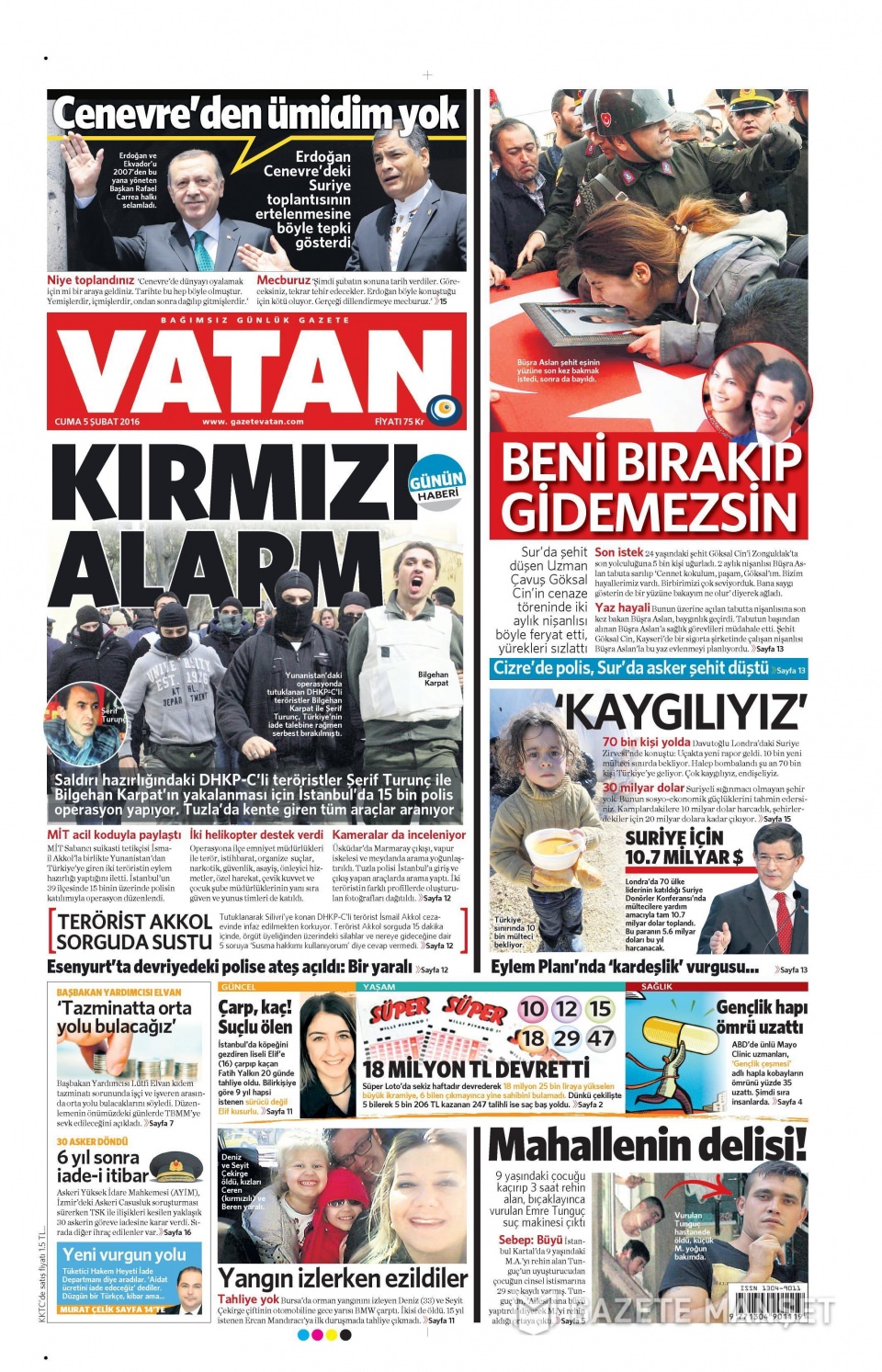 Gazeteler bugün ne yazdı? - 12