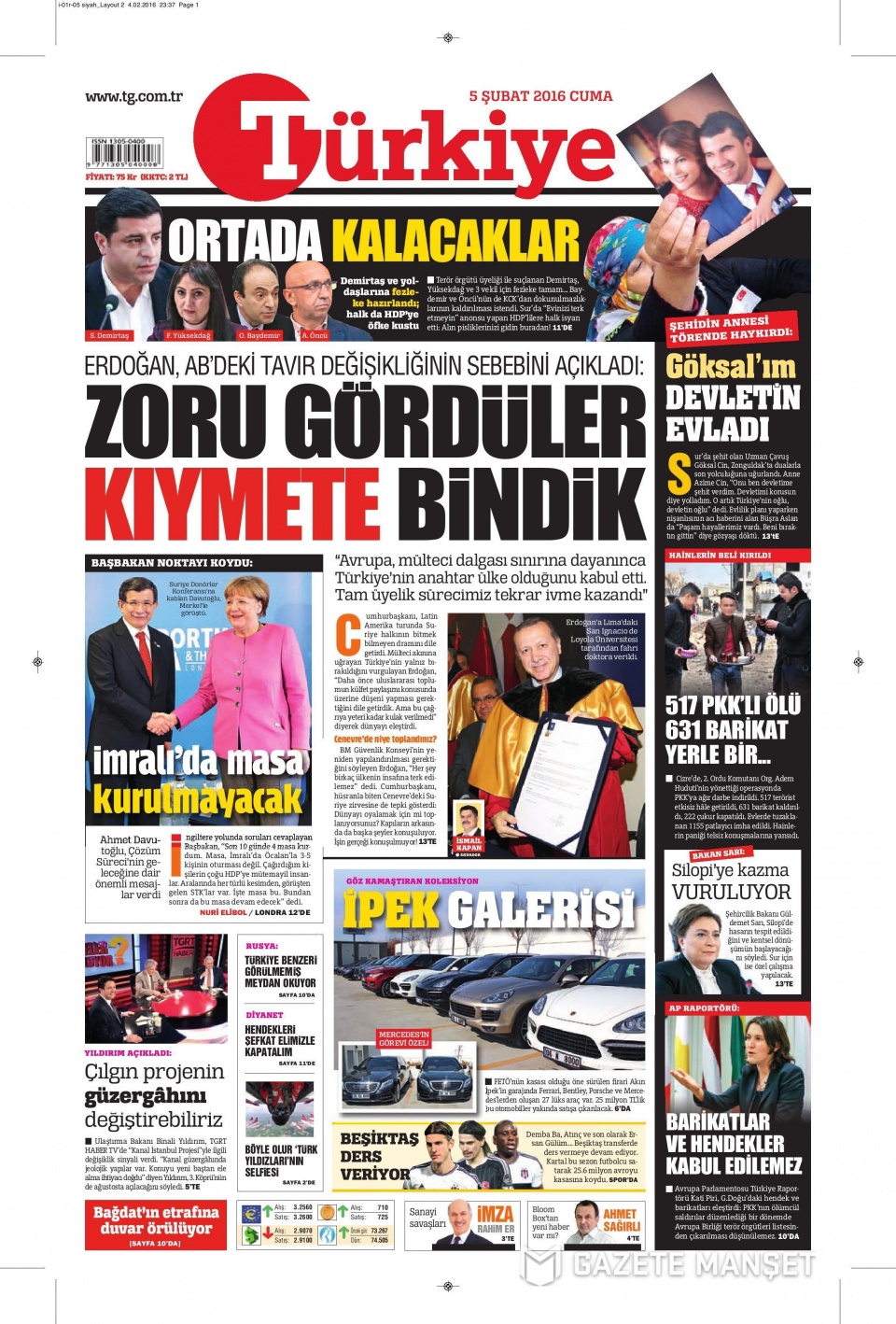 Gazeteler bugün ne yazdı? - 13