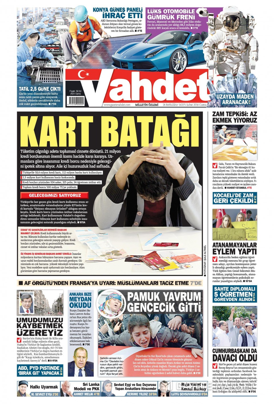 Gazeteler bugün ne yazdı? - 7