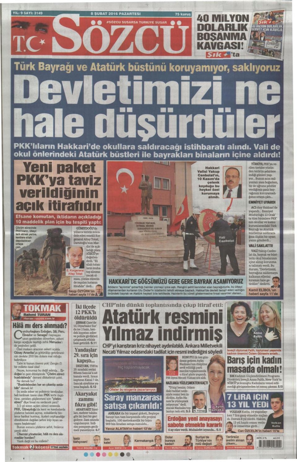 Gazeteler bugün ne yazdı? - 19