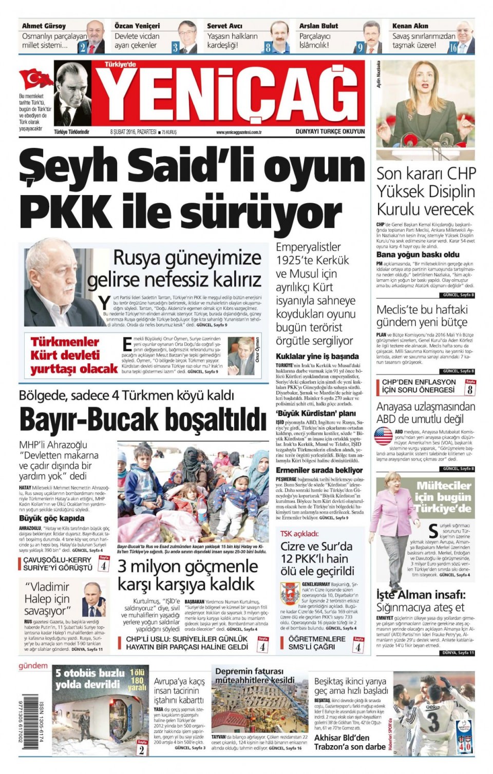 Gazeteler bugün ne yazdı? - 16