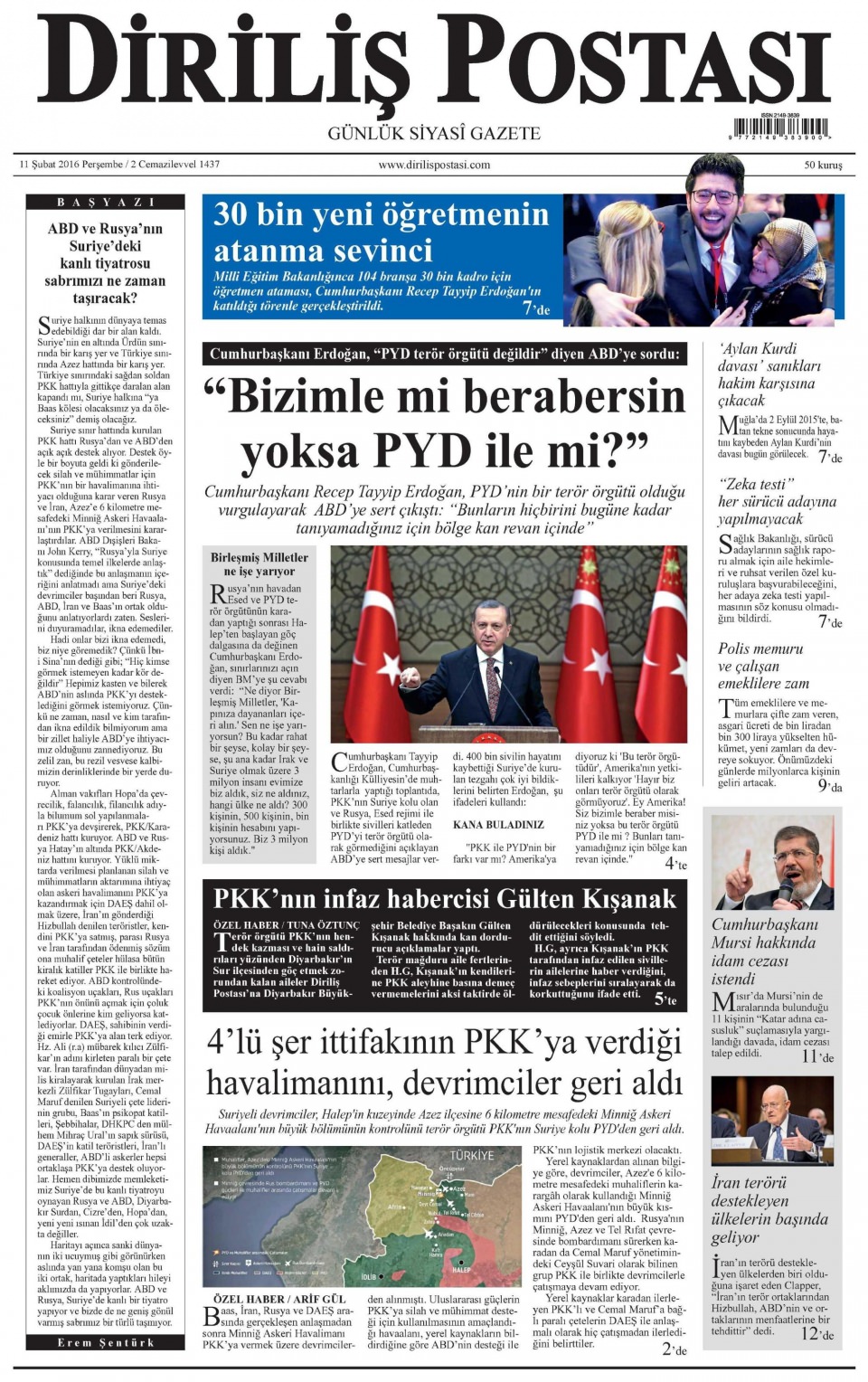 Gazeteler bugün ne yazdı? - 1