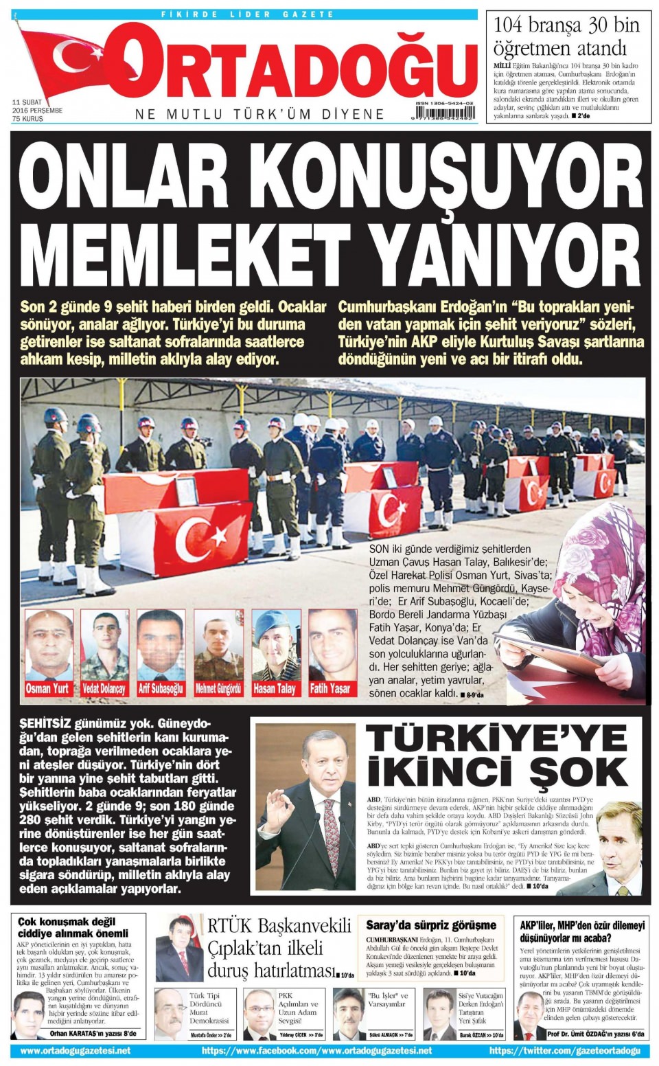 Gazeteler bugün ne yazdı? - 21