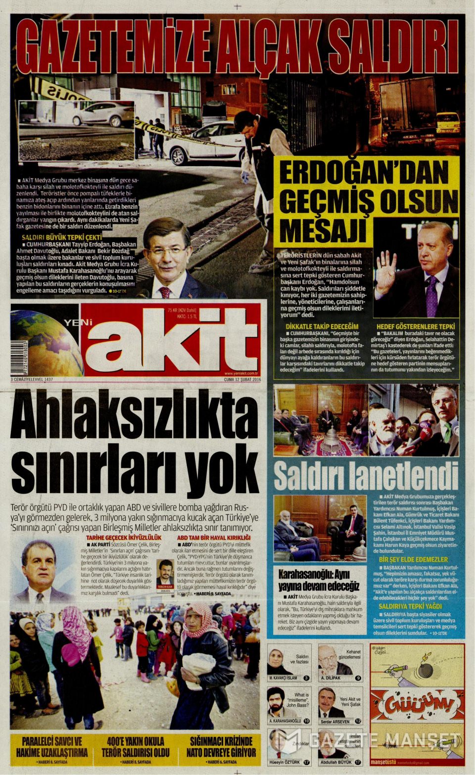 Gazeteler bugün ne yazdı? - 22