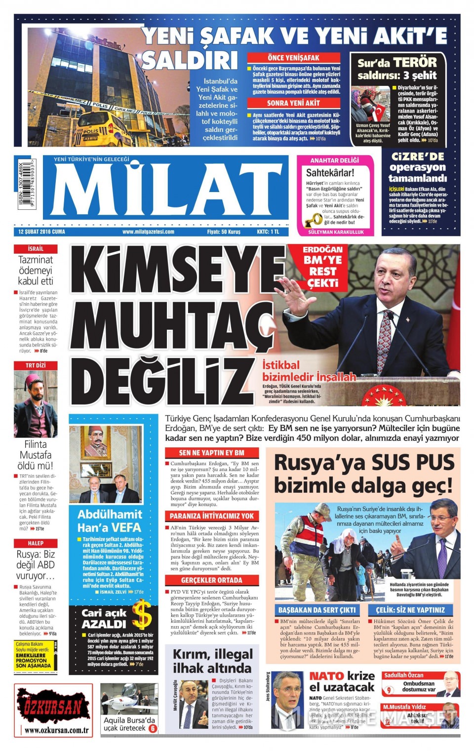 Gazeteler bugün ne yazdı? - 26