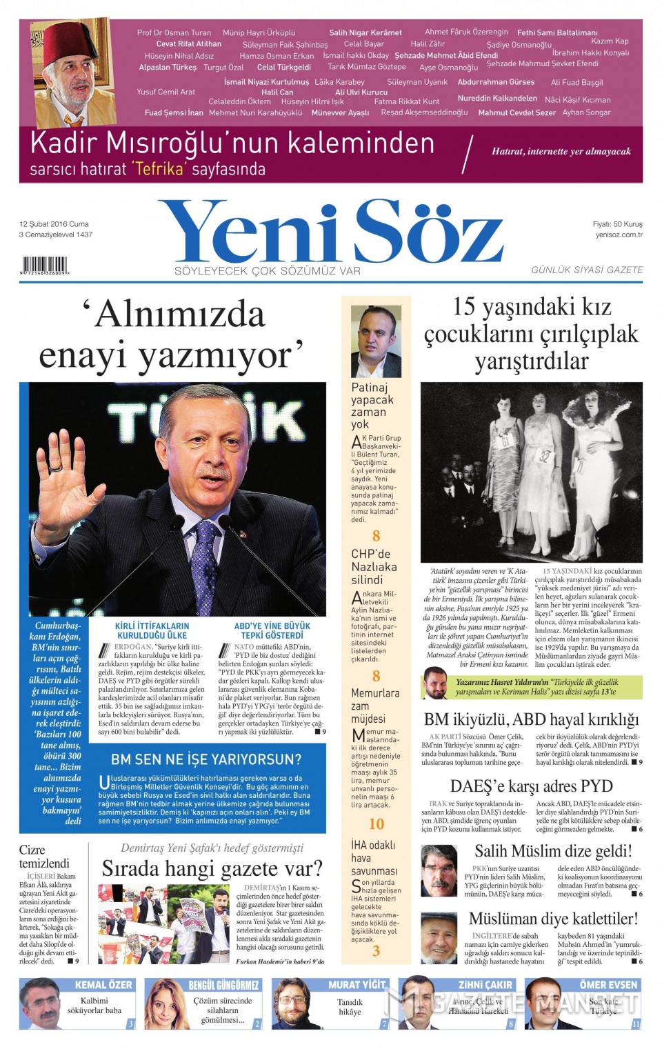 Gazeteler bugün ne yazdı? - 27