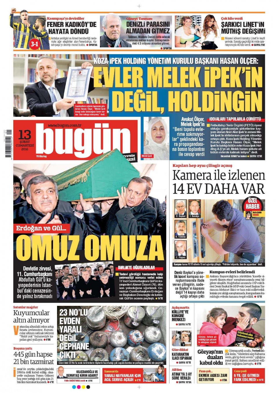 Gazeteler bugün ne yazdı? - 13