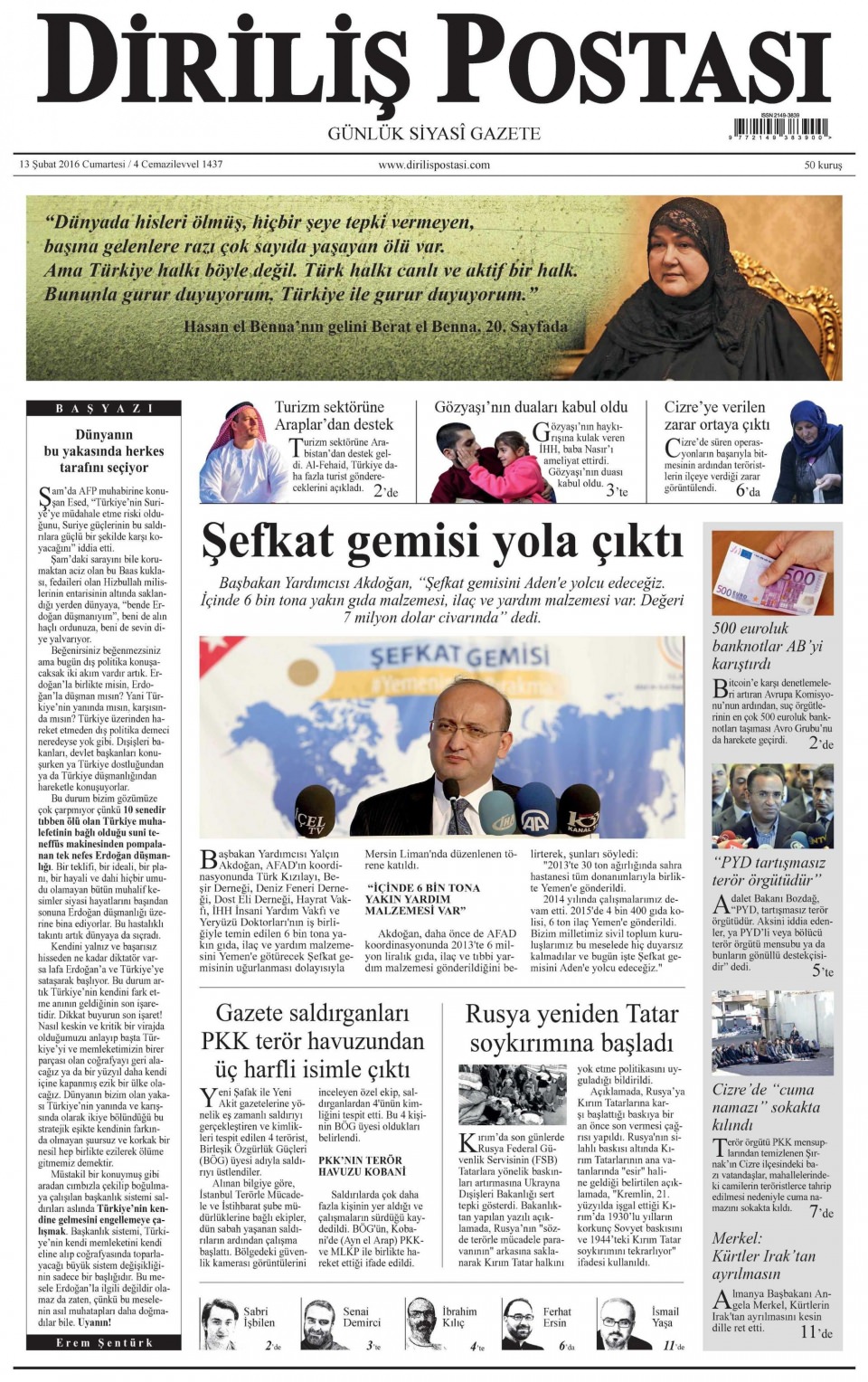 Gazeteler bugün ne yazdı? - 6